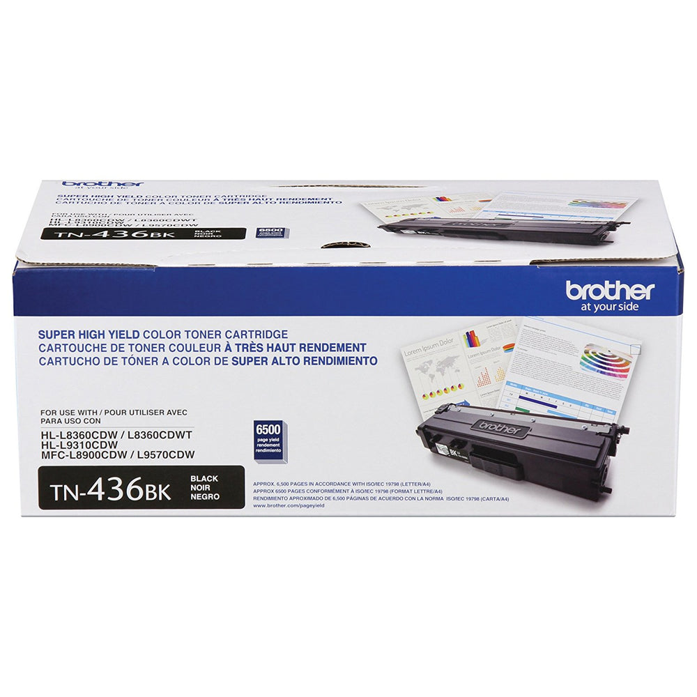 BROTHER INTERNATIONAL CORPORAT TN436BK SUPER HIGH YIELD BLACK TONER Image 1