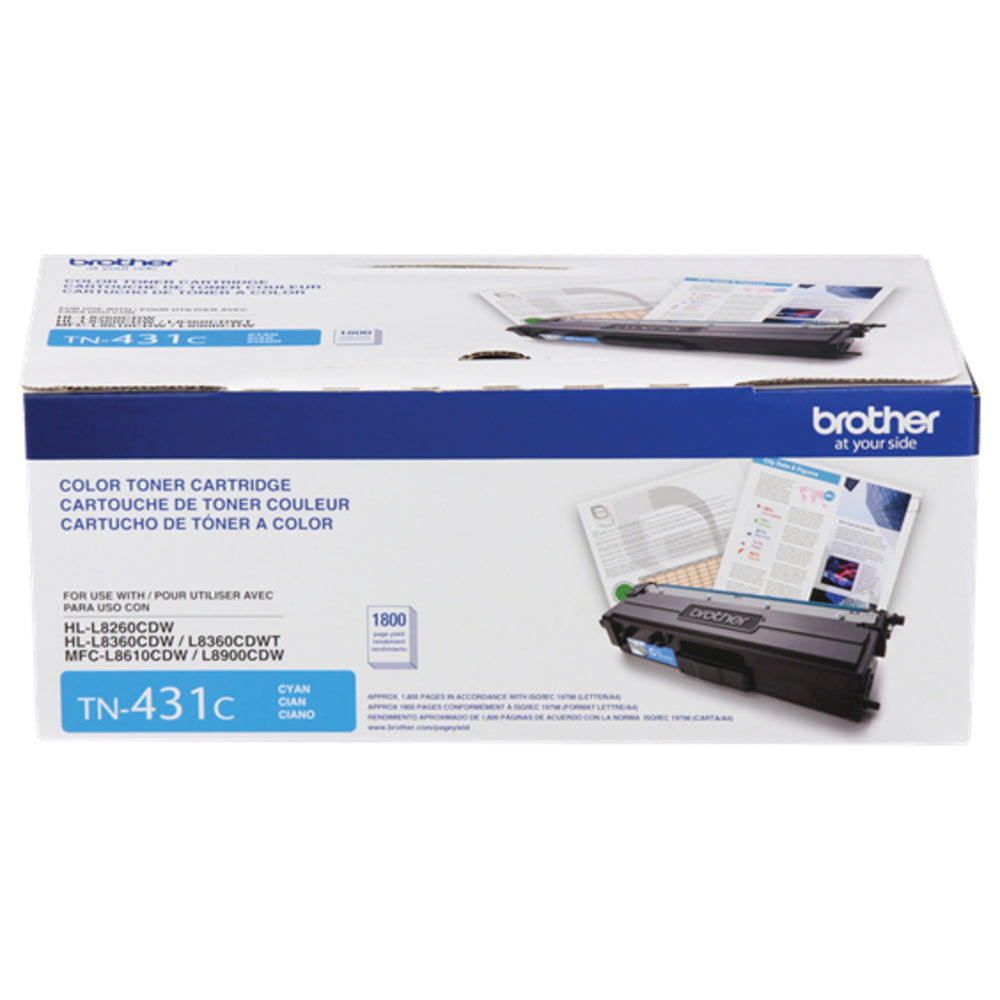 BROTHER INTERNATIONAL CORPORAT TN431C STANDARD YIELD CYAN TONER