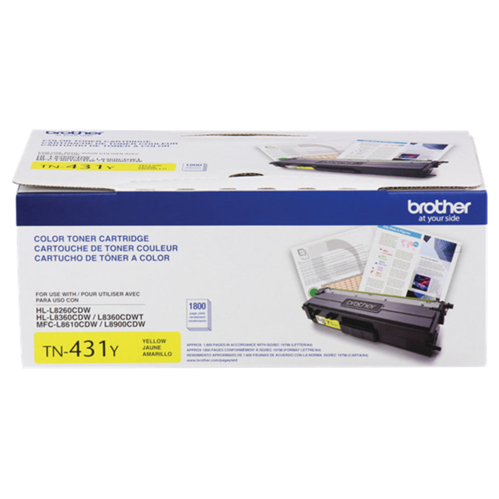 BROTHER INTERNATIONAL CORPORAT TN431Y STANDARD YIELD YELLOW TONER