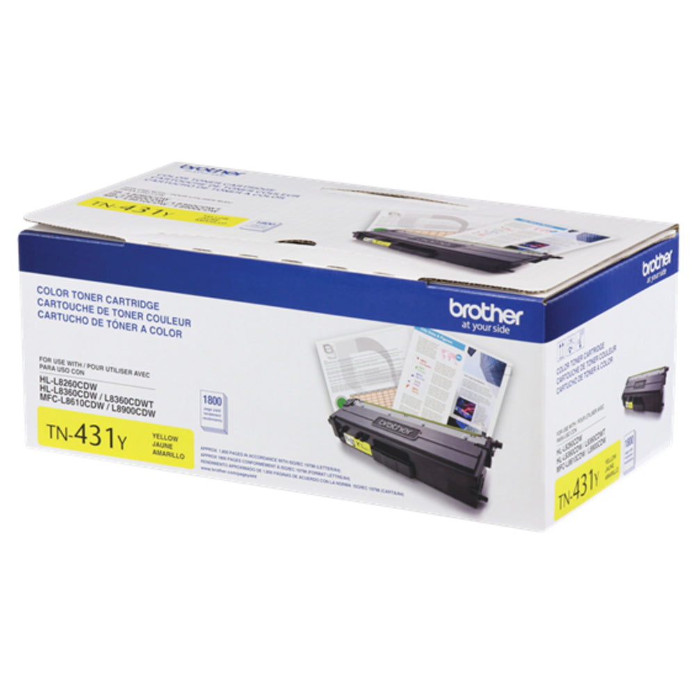 BROTHER INTERNATIONAL CORPORAT TN431Y STANDARD YIELD YELLOW TONER
