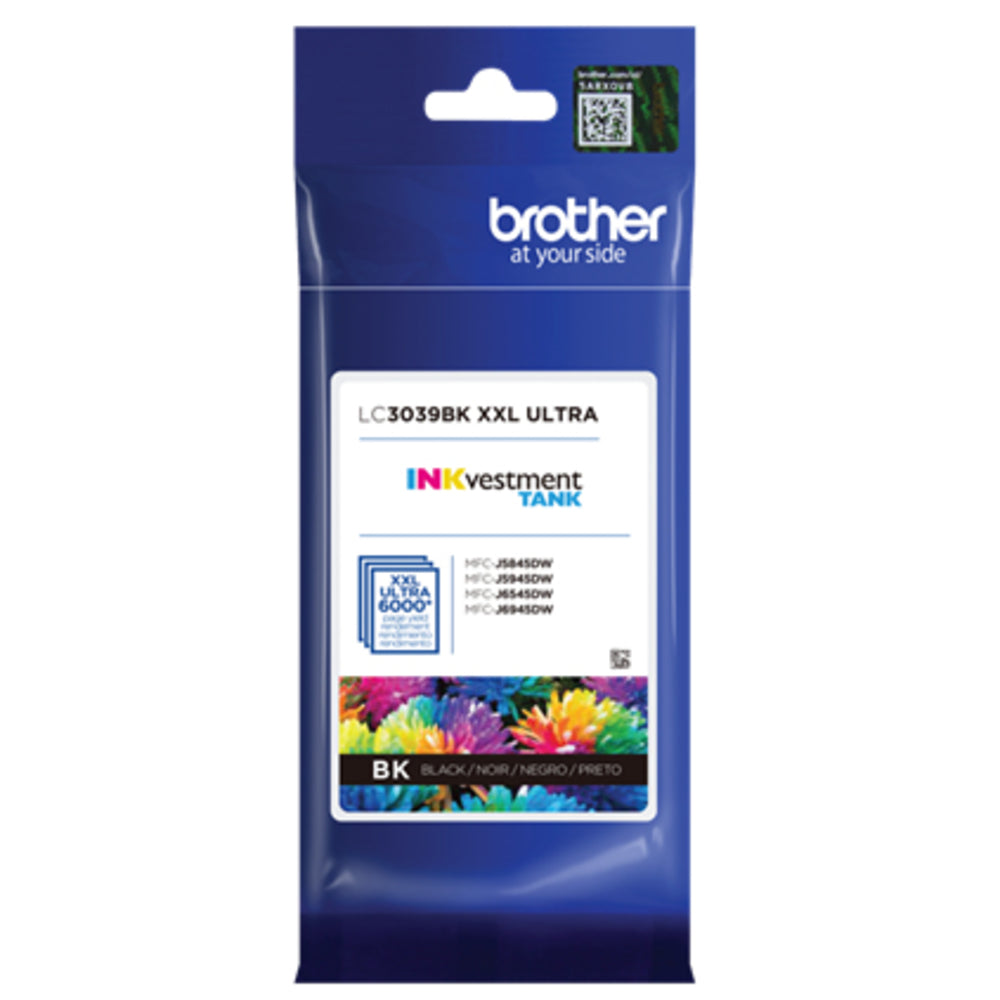 BROTHER INTERNATIONAL CORPORAT LC3039BK ULTRA HIGH YIELD BLACK INK