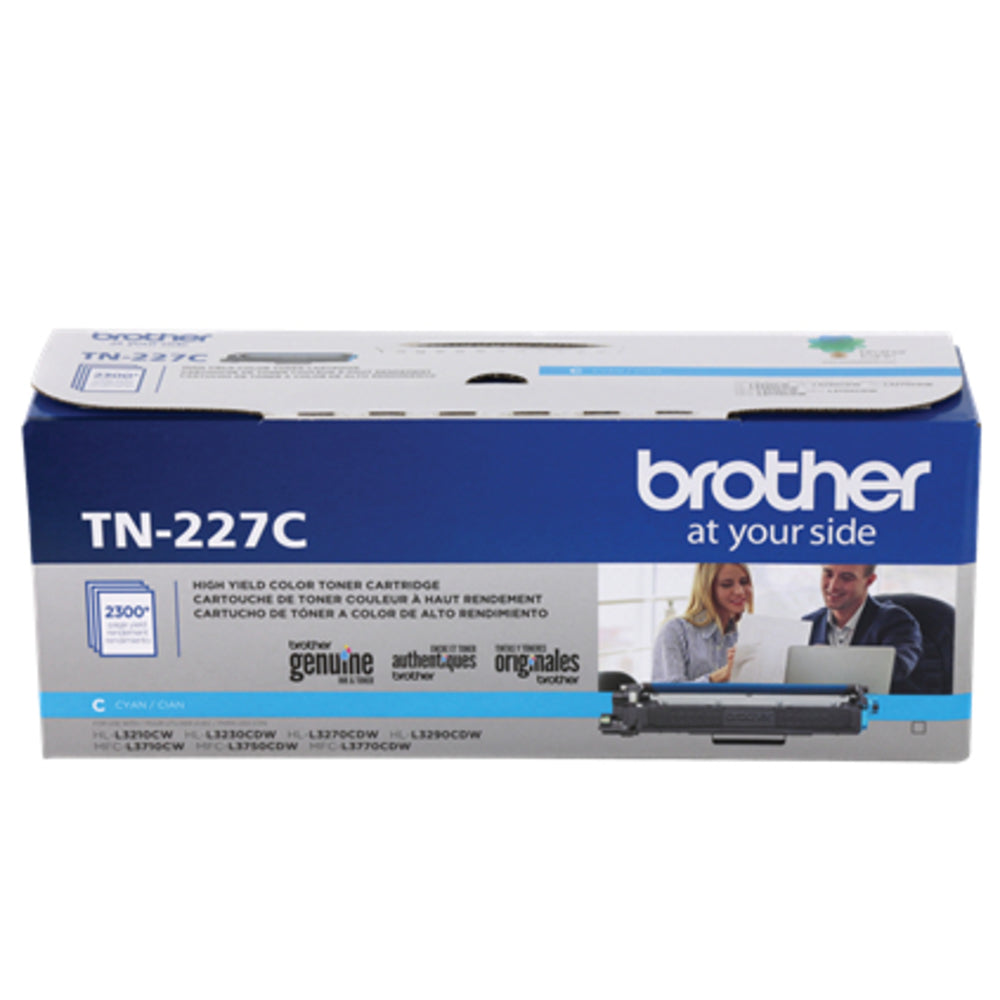 BROTHER INTERNATIONAL CORPORAT TN227C HIGH YIELD CYAN TONER CARTRIDGE