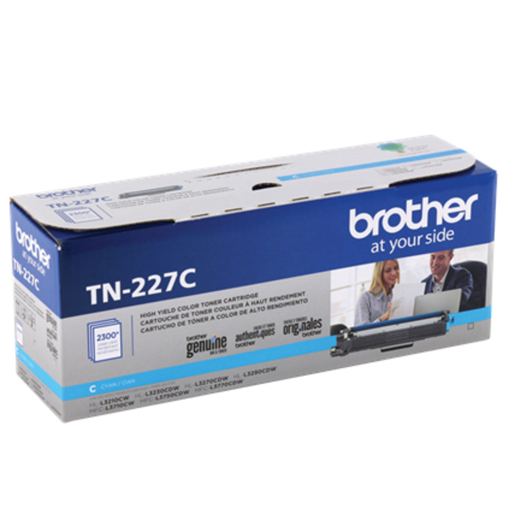 BROTHER INTERNATIONAL CORPORAT TN227C HIGH YIELD CYAN TONER CARTRIDGE