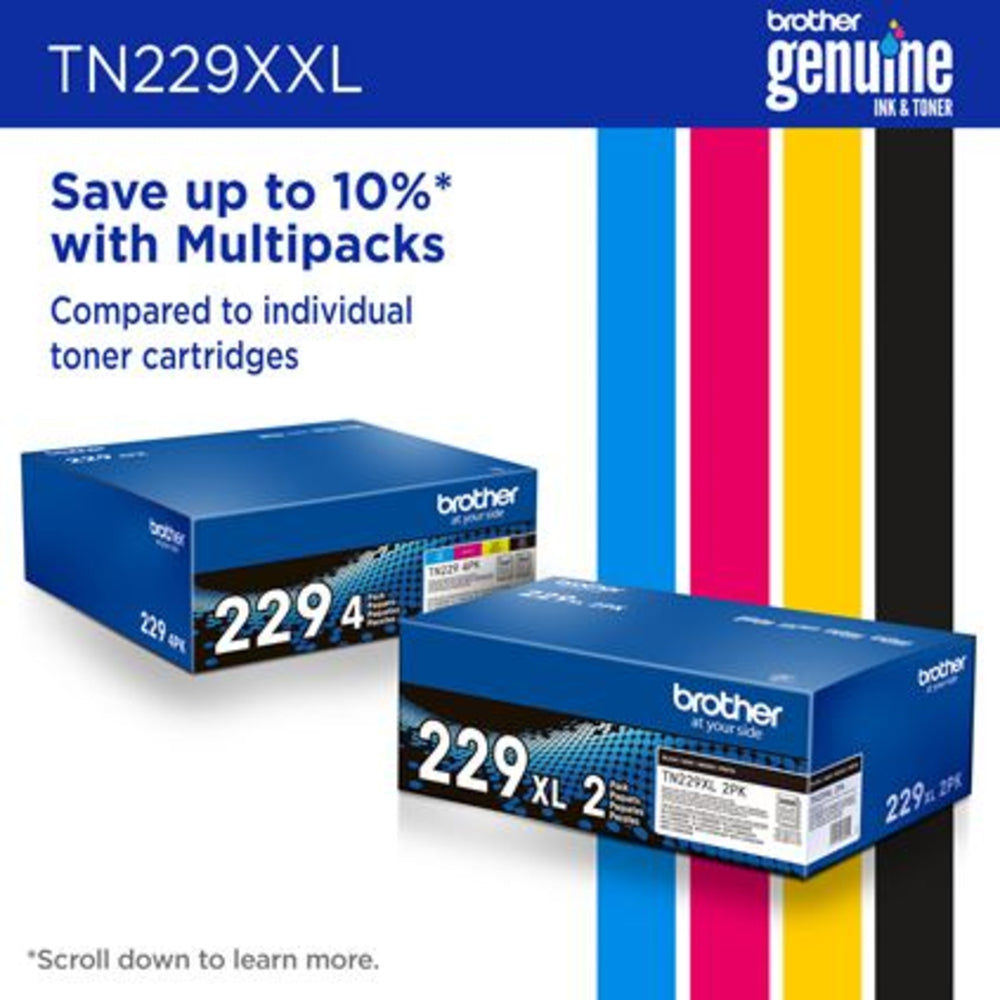 Brother TN-229XXLY Yellow Toner Cartridge - Super High Yield