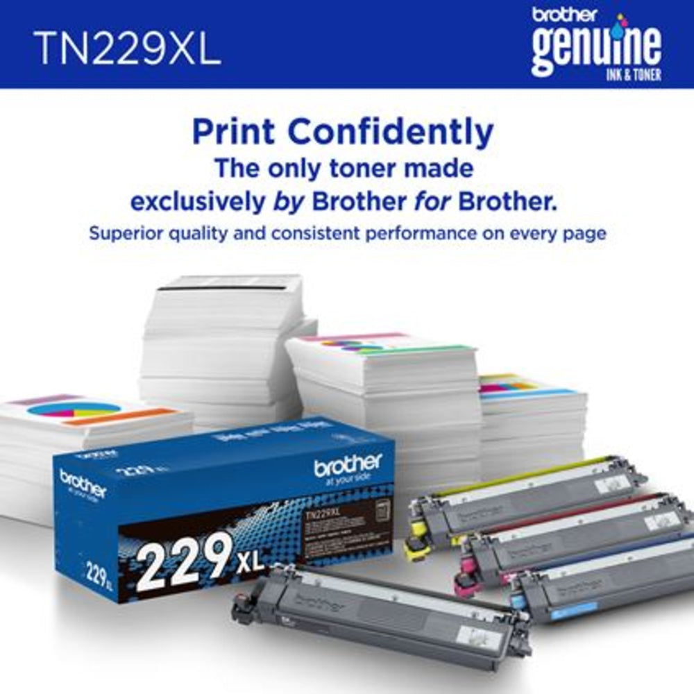 Brother TN-229XLY High Yield Cyan Toner Cartridge