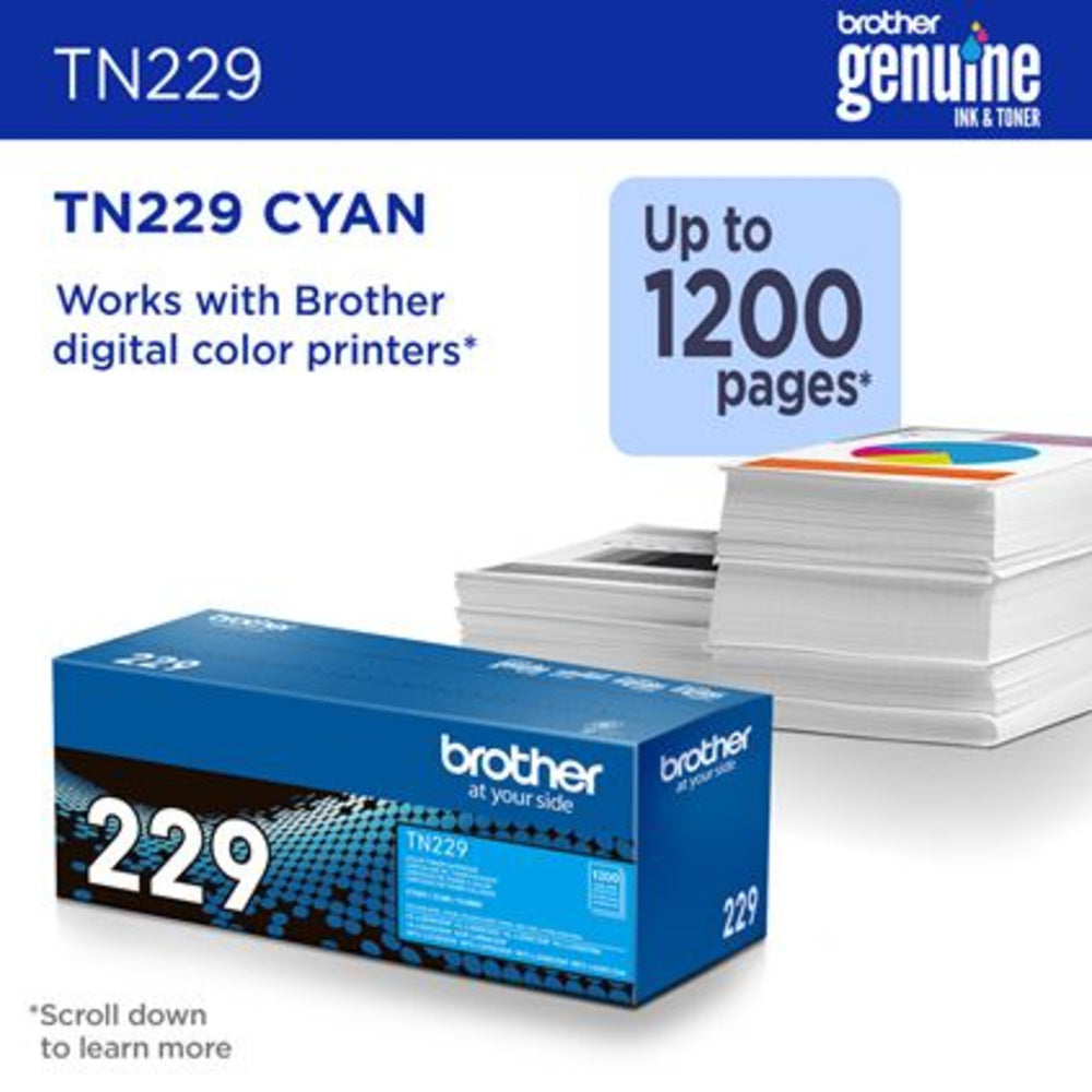 Brother TN-229C Cyan Toner Cartridge