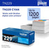 Brother TN-229C Cyan Toner Cartridge