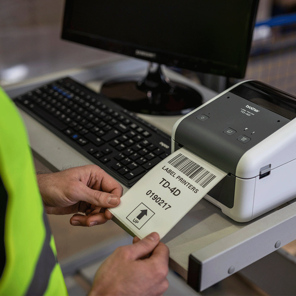 Brother TD4520DN 4.3in Desktop Printer with 300dpi+6ips+LAN+2yrs Prmr