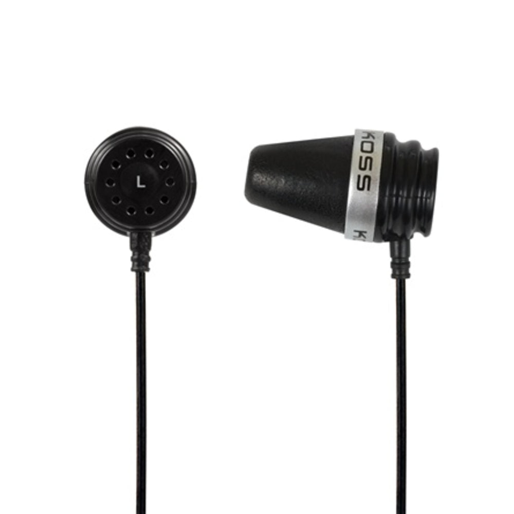 Koss-Headphones Sparkplug Vc K In-Ear Stereophone Mic Black Element Connects To Image 1