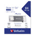 Verbatim 49301 64GB iStorengo Dual Flash Drive USB 3.0 Apple Lghtng
