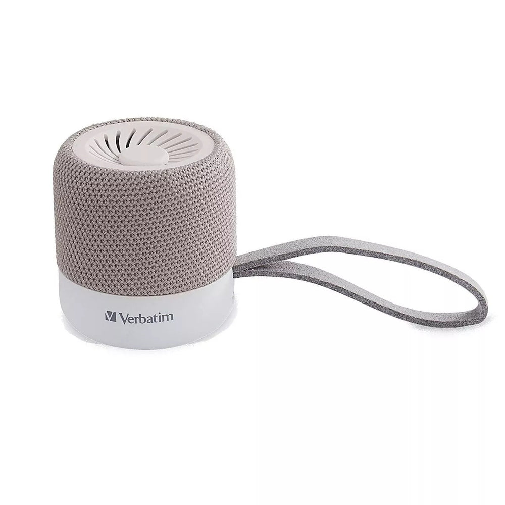 Verbatim 70232 Wireless Mini Bluetooth Speaker WHT Image 1