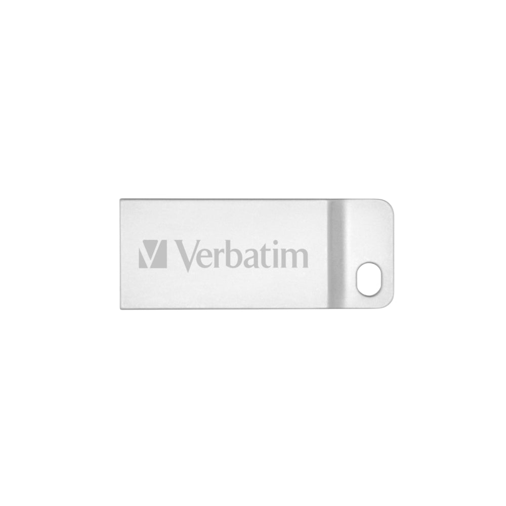 Verbatim Corporation 98750 64Gb Metal Executive Usb 2.0 Flash Drive Silver