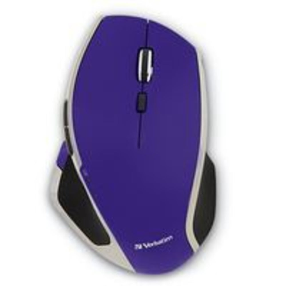 Verbatim Corporation 99020 Wireless Notebook 8Btn Purple 6-Deluxe Blue Led