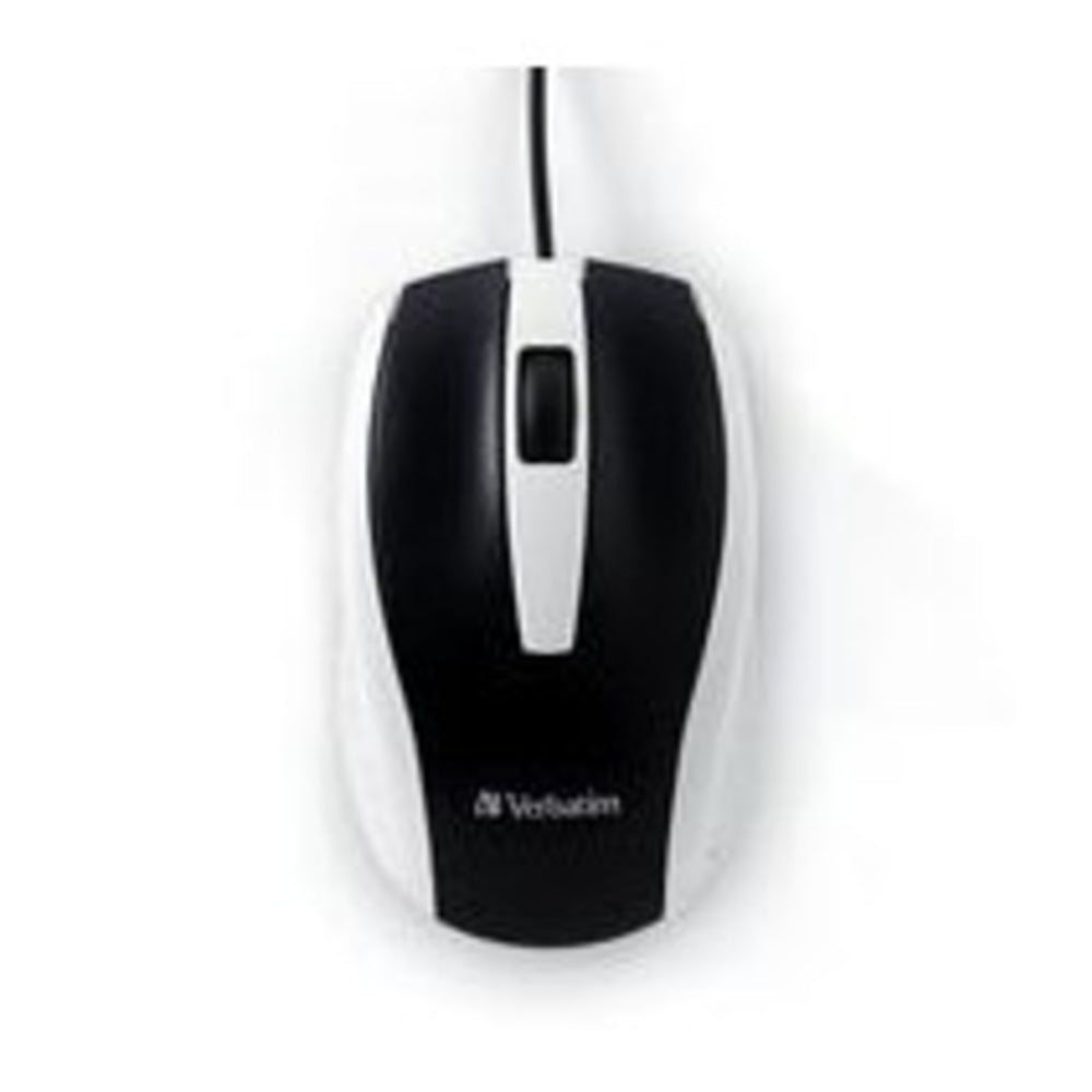 Verbatim Americas LLC 99740 Corded Notebook Optical Mouse - White