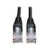 Tripp Lite N001-007-BK Cat5E Patch Cable Black, 350Mhz Snagless RJ45 M/M Image 1