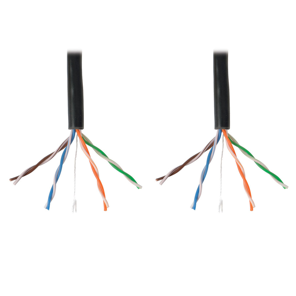 Tripp Lite N022-01K-BK Cat5e Bulk Cable Solid Cmr PVC 350Mhz