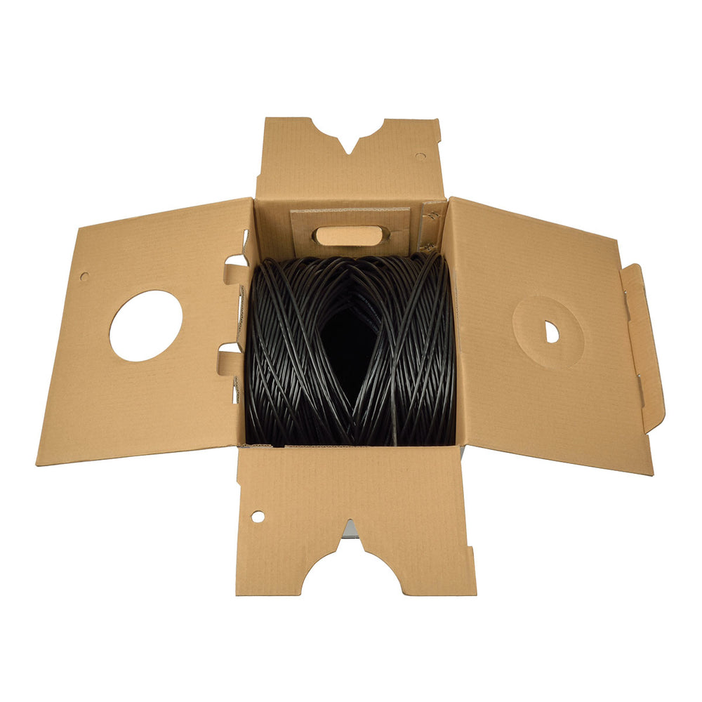 Tripp Lite N022-01K-BK Cat5e Bulk Cable Solid Cmr PVC 350Mhz