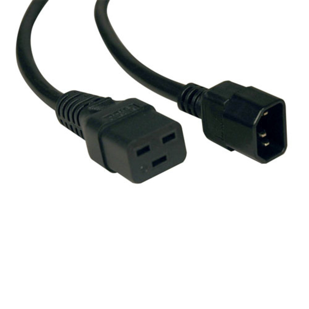 Tripp Lite P047-002 Power Cord Heavy Duty 15A 14Awg Iec-320-C19 To Iec-320-C14 Image 1