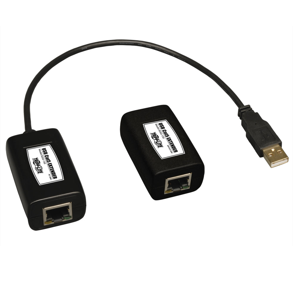 Tripp Lite B202-150 1-Port Usb Over Cat5/Cat6 Extender Transmitter And Receiver Image 1