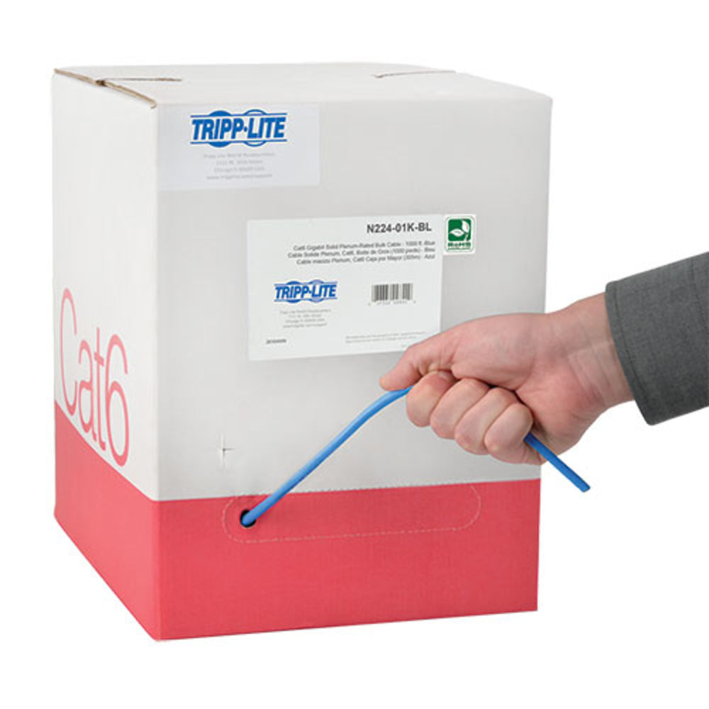 Tripp Lite By Eaton Connectivity N224-01K-Bl Bulk 1000Ft Cat6 Blue Gigabit