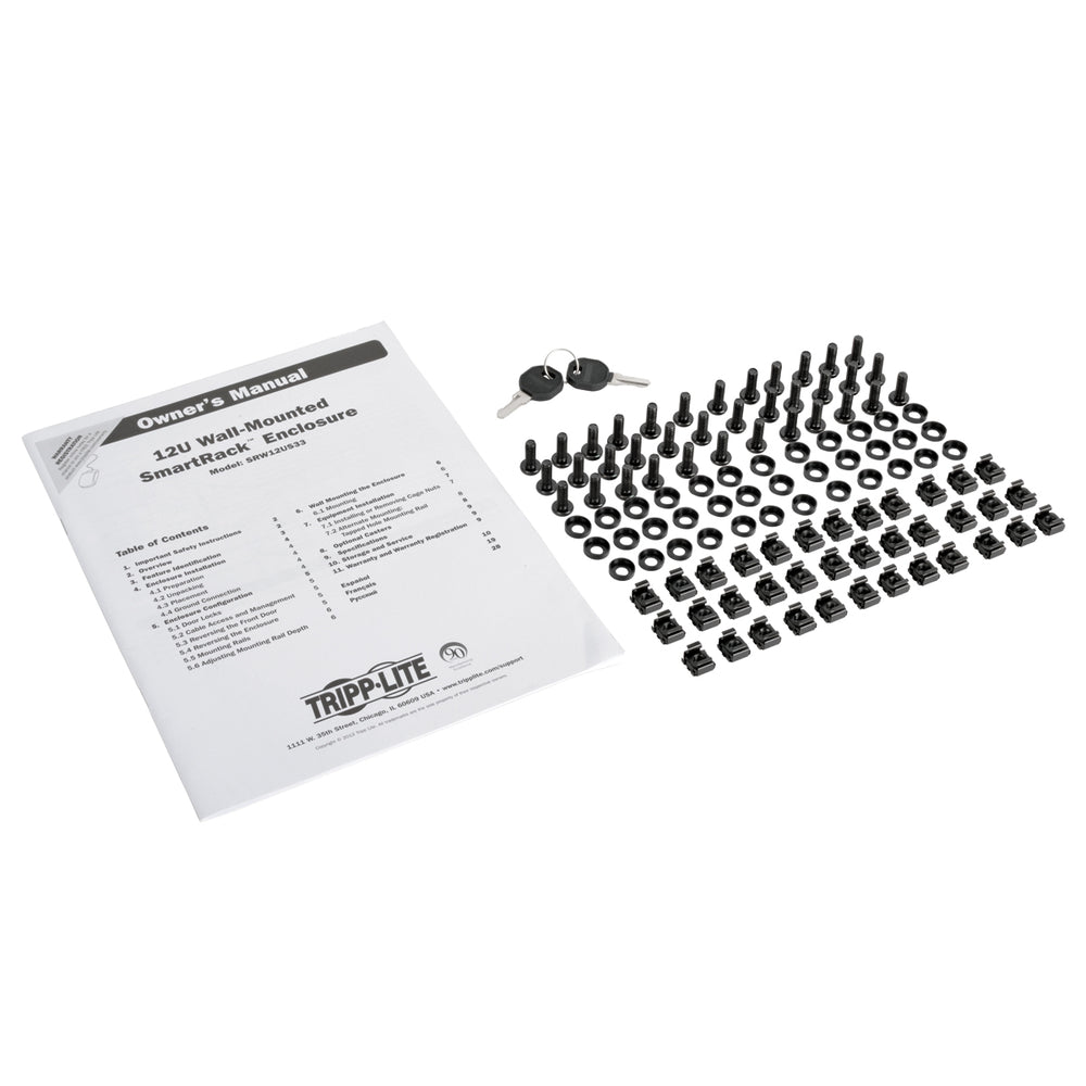 Tripp Lite Master-Power Srw12Us33G 12U Wall Mount Rack Enclosure Cabinet Server