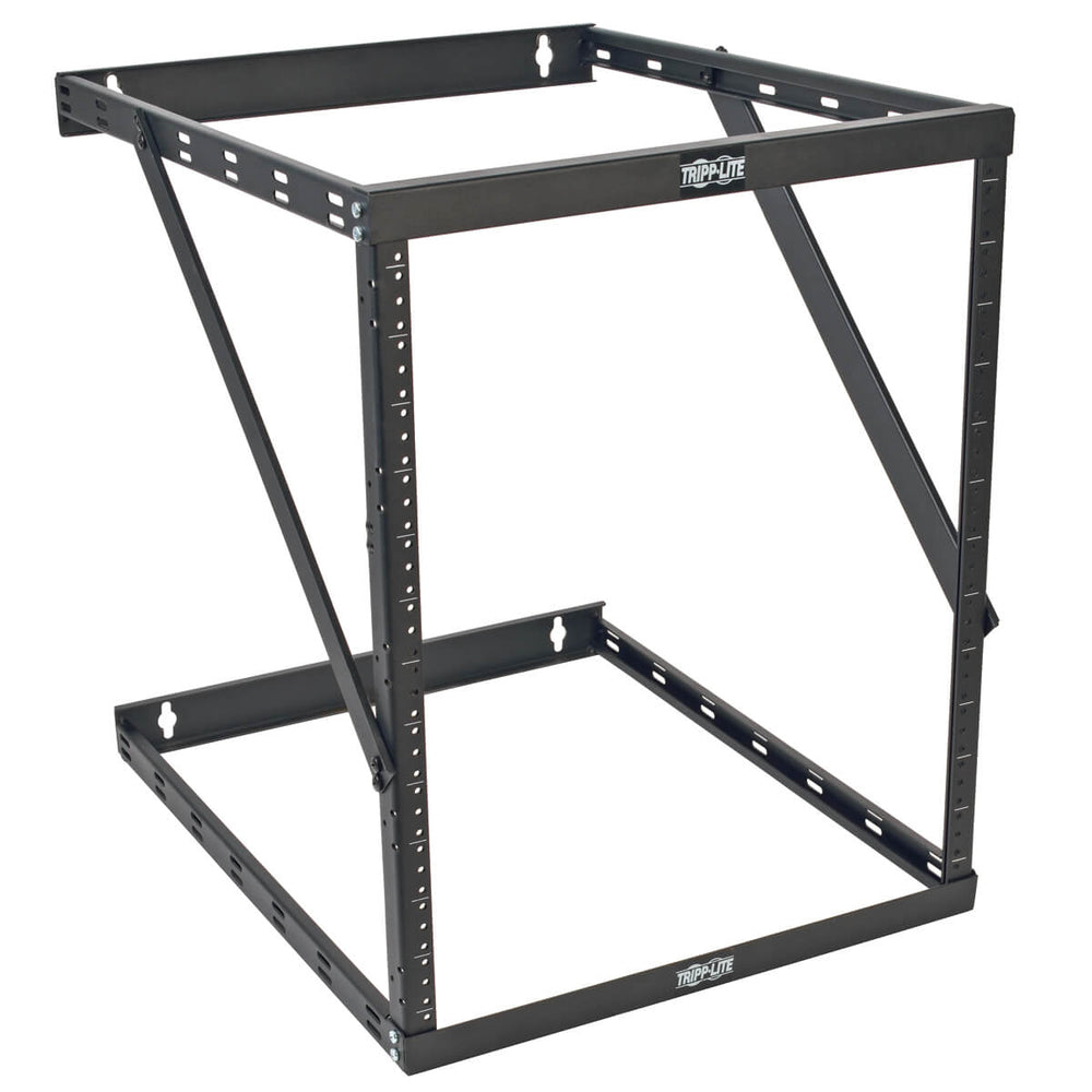 TRIPP LITE SRWO8U22DP 8U 12U 22U 2 POST OPEN FRAME RACK CABINET EXPANDABLE 23.5  Image 1