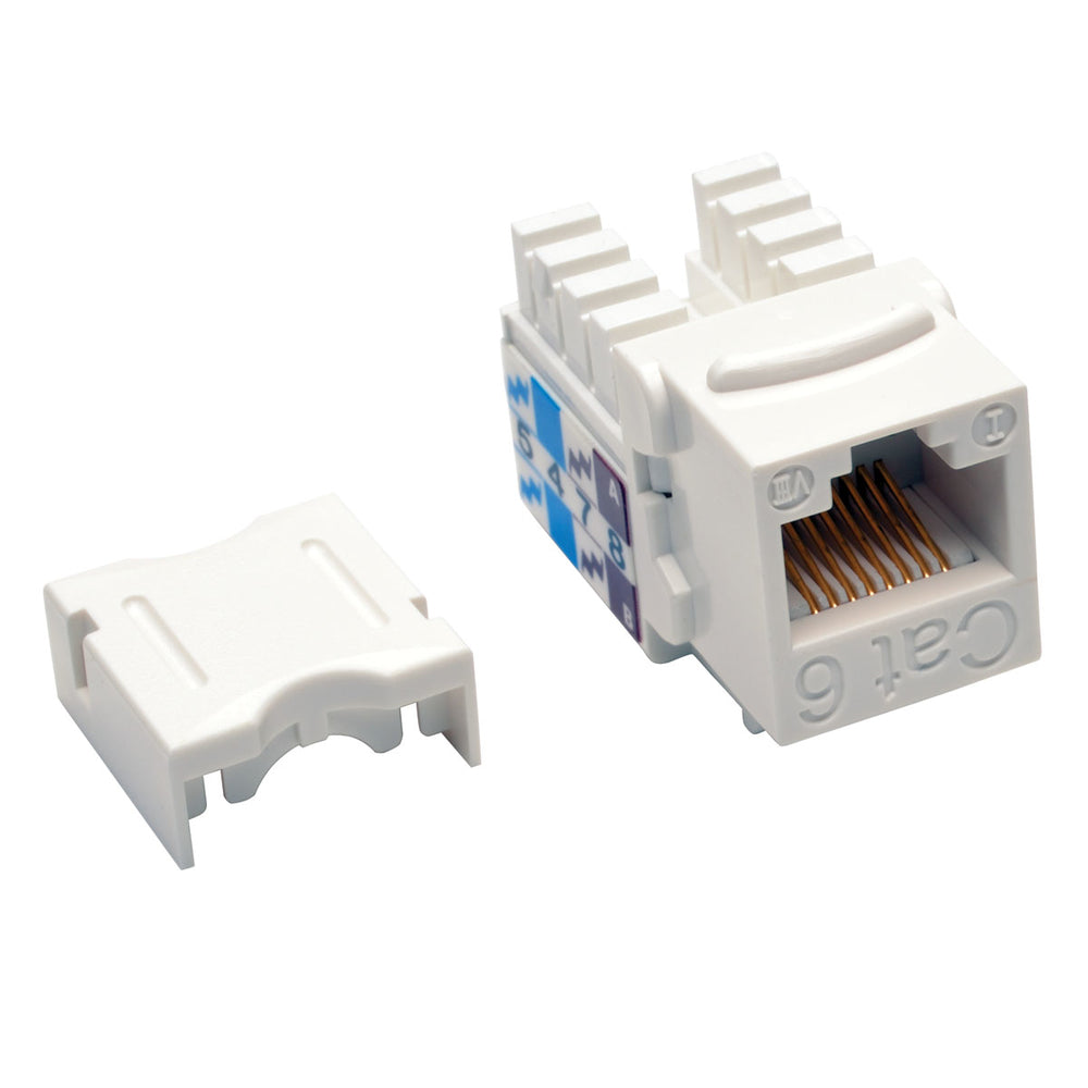 Tripp-Lite N238-025-WH Accessory Cat6/Cat5e 110 Style Punch Down Keystone Jack Image 1