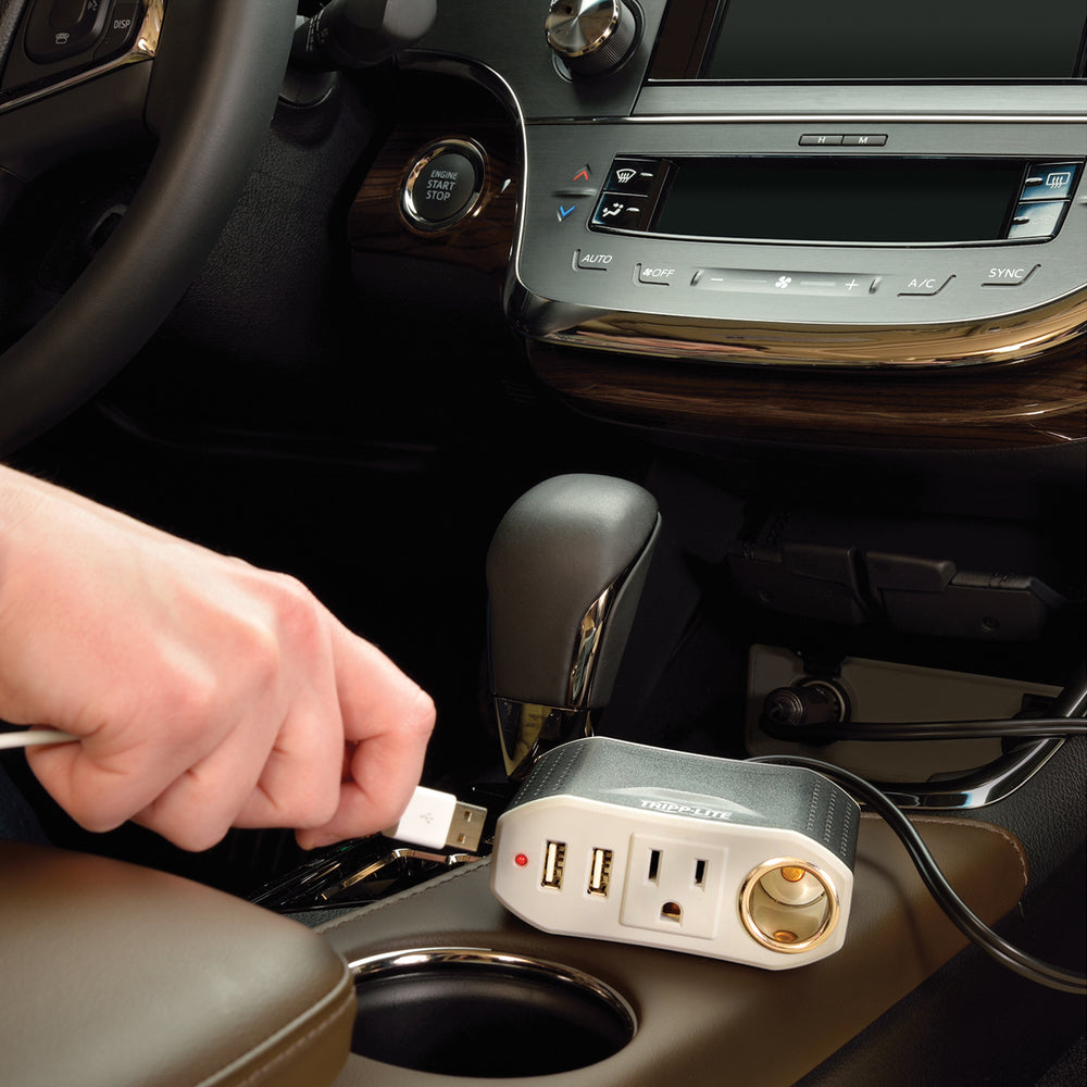 Tripp Lite Master-Power Pv100Usb 100W Ultra Compact Car Inverter 12V Cla 2 Usb