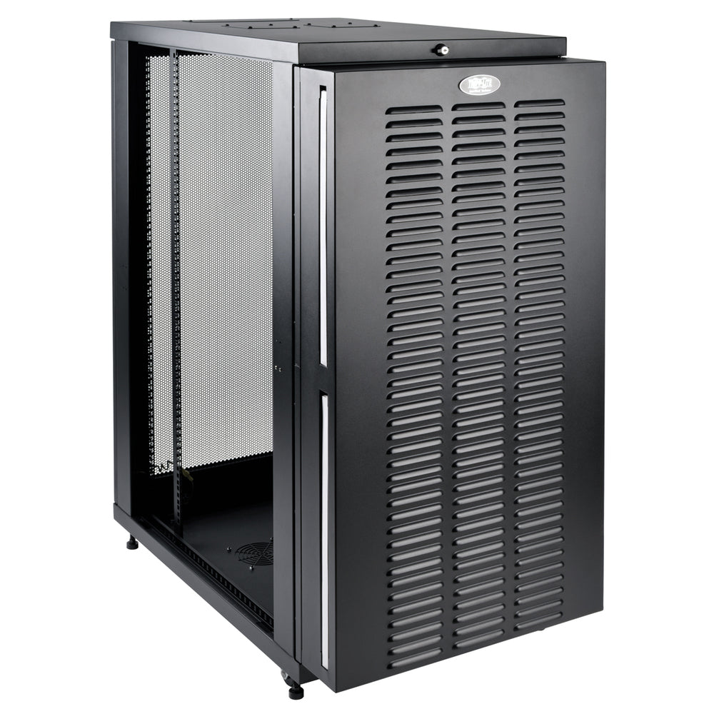 Tripp Lite SR24UBFFD 24U Rack Floor Enclosure Server Cabinet Doors