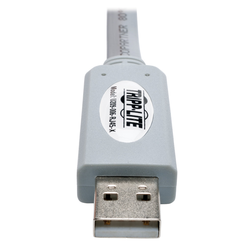 TRIPP LITE U209-006-RJ45-X USB TO RJ45 CISCO SERIAL ROLLOVER CABLE TYPE A M/M 6