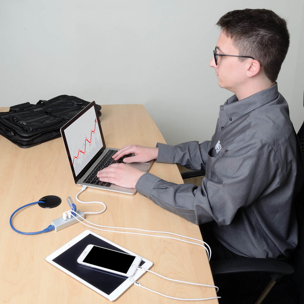 TRIPP LITE U460-003-3A1G PORTABLE USB 3.1 GEN 1 GIGABIT ETHERNET ADAPTER 3-PORT