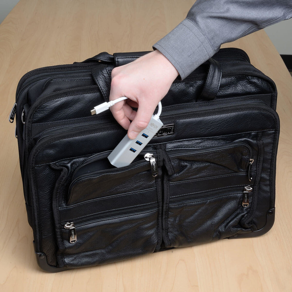 TRIPP LITE U460-003-3A1G PORTABLE USB 3.1 GEN 1 GIGABIT ETHERNET ADAPTER 3-PORT