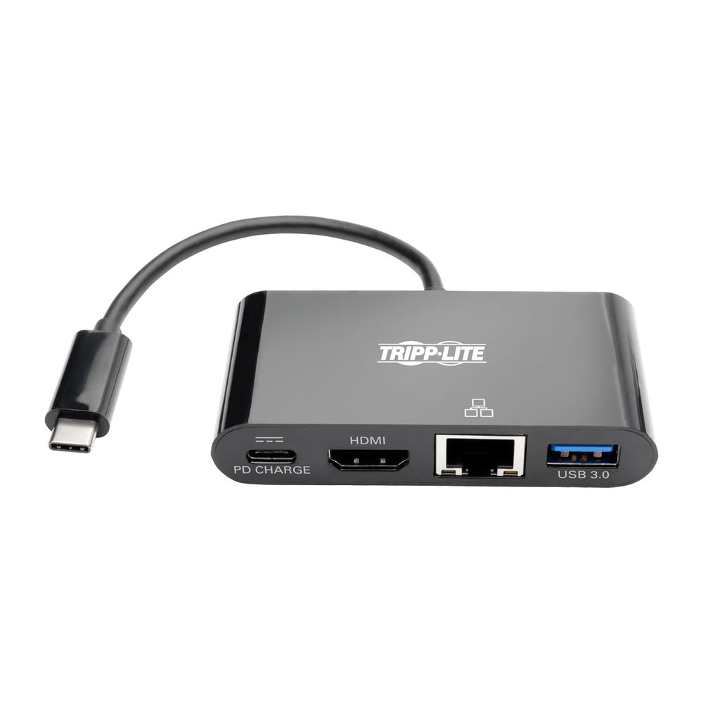Tripp Lite U444-06N-H4GUBC USB-C to HDMI Video Adapter USB-A Hub USB-C