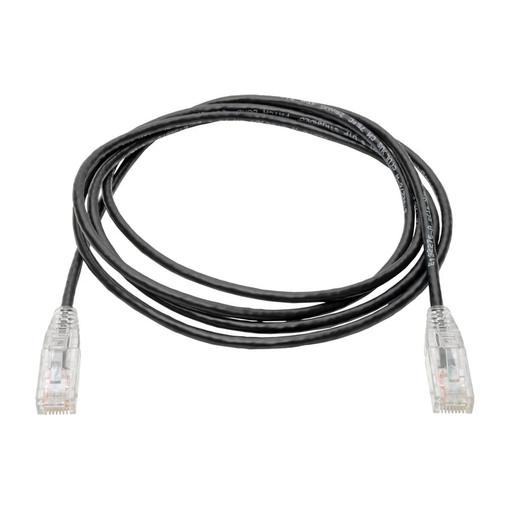 Tripp Lite N201-S05-BK Cat6 5Ft Black Snagless UTP RJ45 Molded Slim Cable