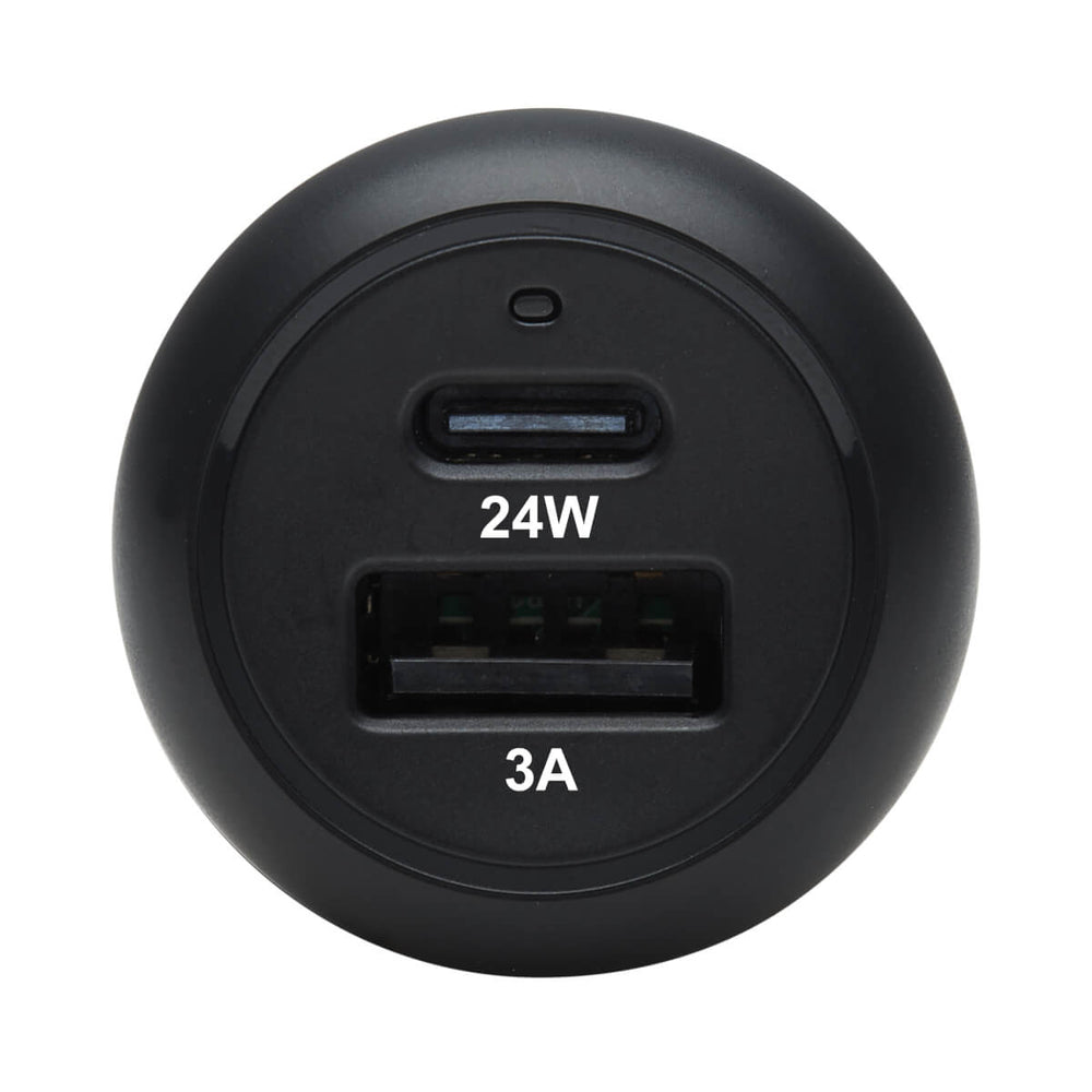 Tripp Lite By Eaton Connectivity U280-C02-24W-1B Usb Car Charger Dual-Port 24W
