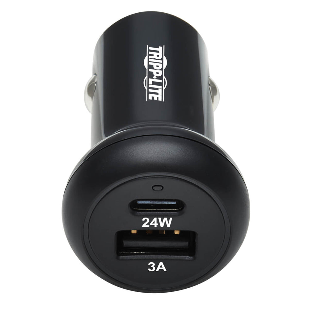 Tripp Lite By Eaton Connectivity U280-C02-24W-1B Usb Car Charger Dual-Port 24W