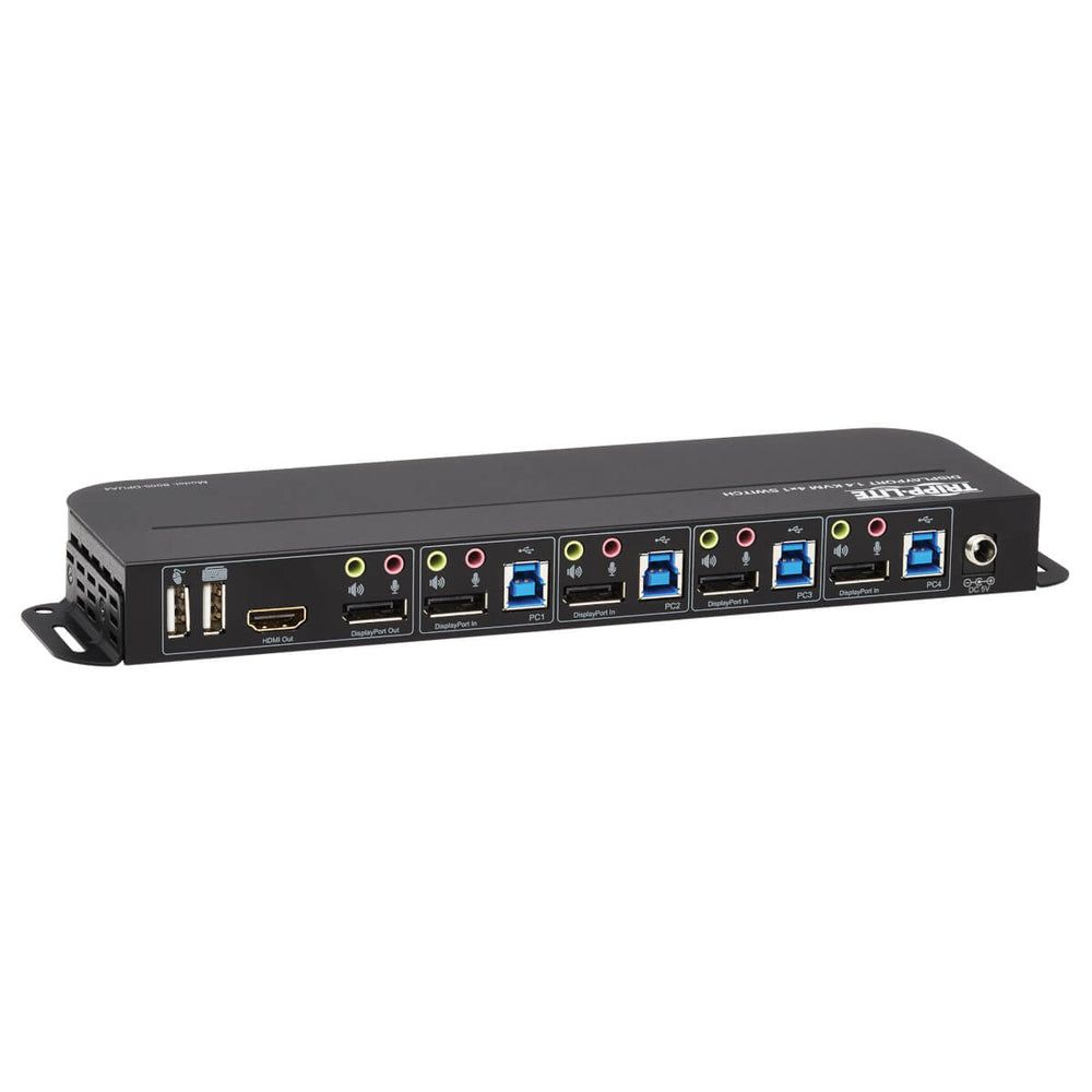 TRIPP LITE DATA CENTER B005-DPUA4 4-Port DisplayPort KVM Dual Console Ports DP