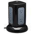 Tripp Lite Master-Power Tlp606Uctower Surge Protector Tower 6Outlet 3X Usb-A 1X Image 1