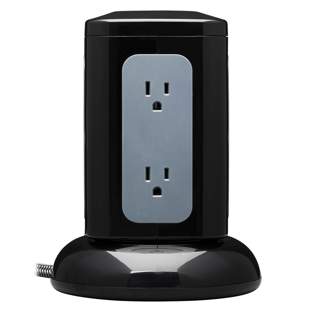 Tripp Lite Master-Power Tlp606Uctower Surge Protector Tower 6Outlet 3X Usb-A 1X