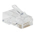 Tripp Lite N232-100-UTP 100Pk CAT6 RJ45 Pass-Through FTP Ethernet Connectors Image 1