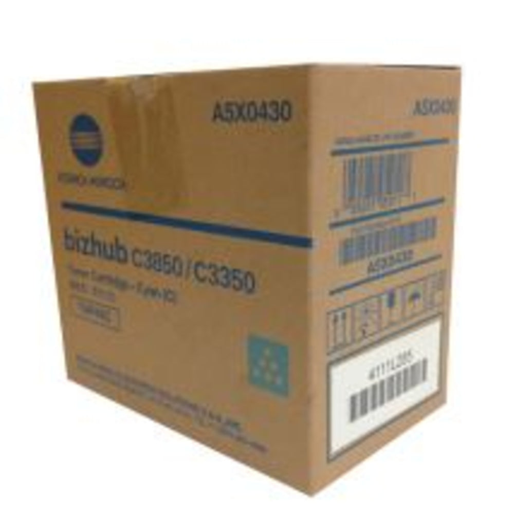 Konica Minolta A5X0430 TNP48C Cyan Toner for Bizhub C3350/C3850 Image 1