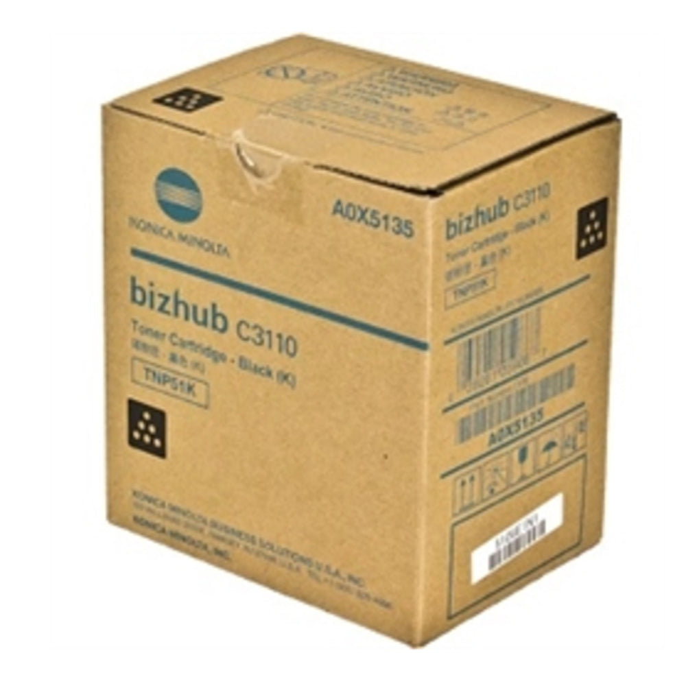 Konica Minolta TNP51K Black Toner Cartridge for bizhub C3110 Image 1