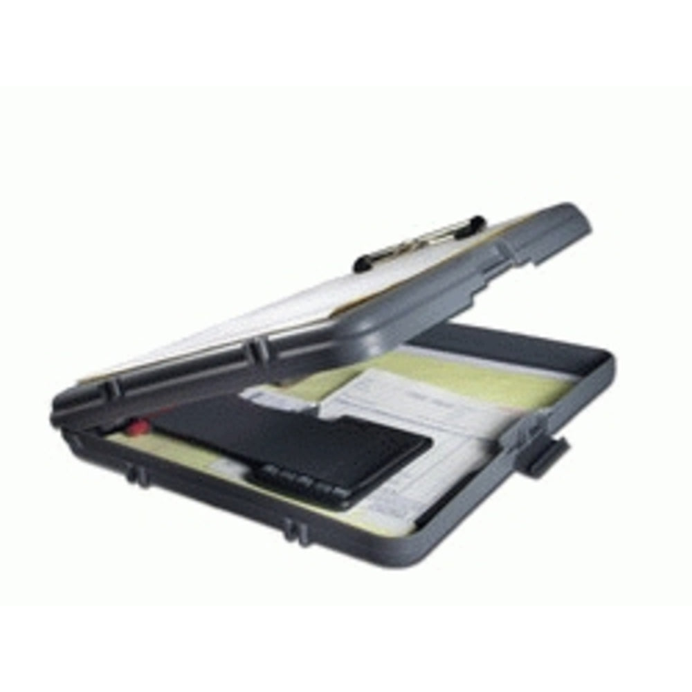 Workmate Storage Clipboard, 0.5" Clip Capacity, Holds 8.5 x 11 Sheets, Charcoal