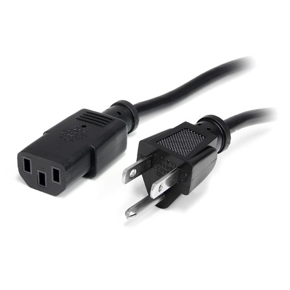 Startech PXT101 6ft Computer Power Cord NEMA5-15P to C13 Image 1