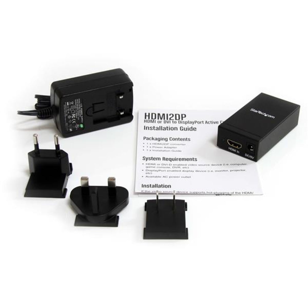 STARTECH.COM HDMI2DP CONNECT A DISPLAYPORT MONITOR TO AN HDMI EQUIPPED COMPUTER