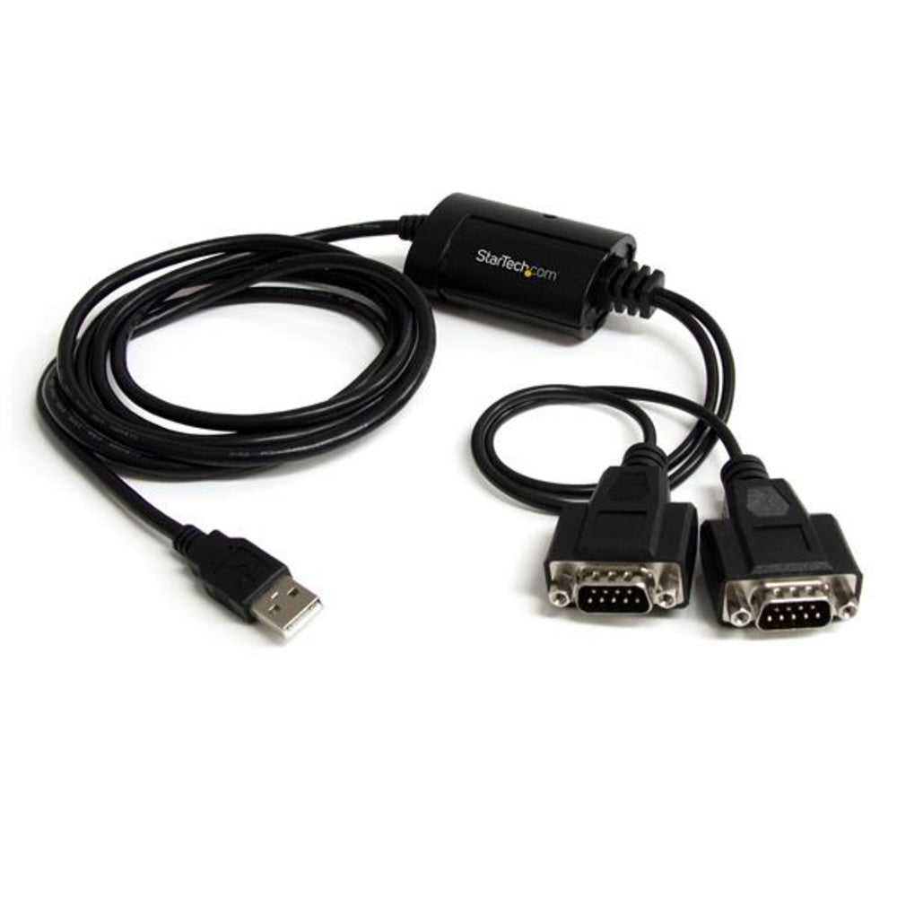 STARTECH.COM ICUSB2322F ADD TWO RS232 SERIAL PORTS COM RETENTION TO YOUR LAPTOP  Image 1
