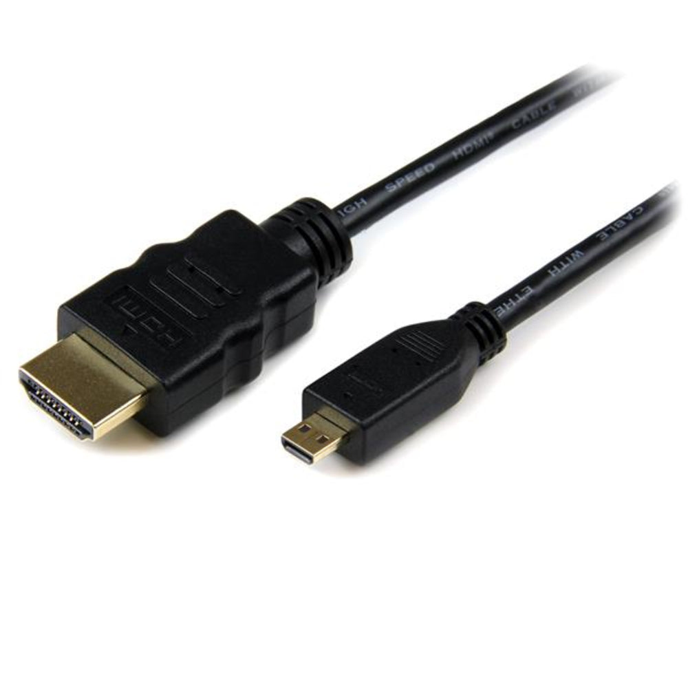 Startech.com HDADMM3M 3m high speed micro HDMI to cable ethernet - 4K video Image 1