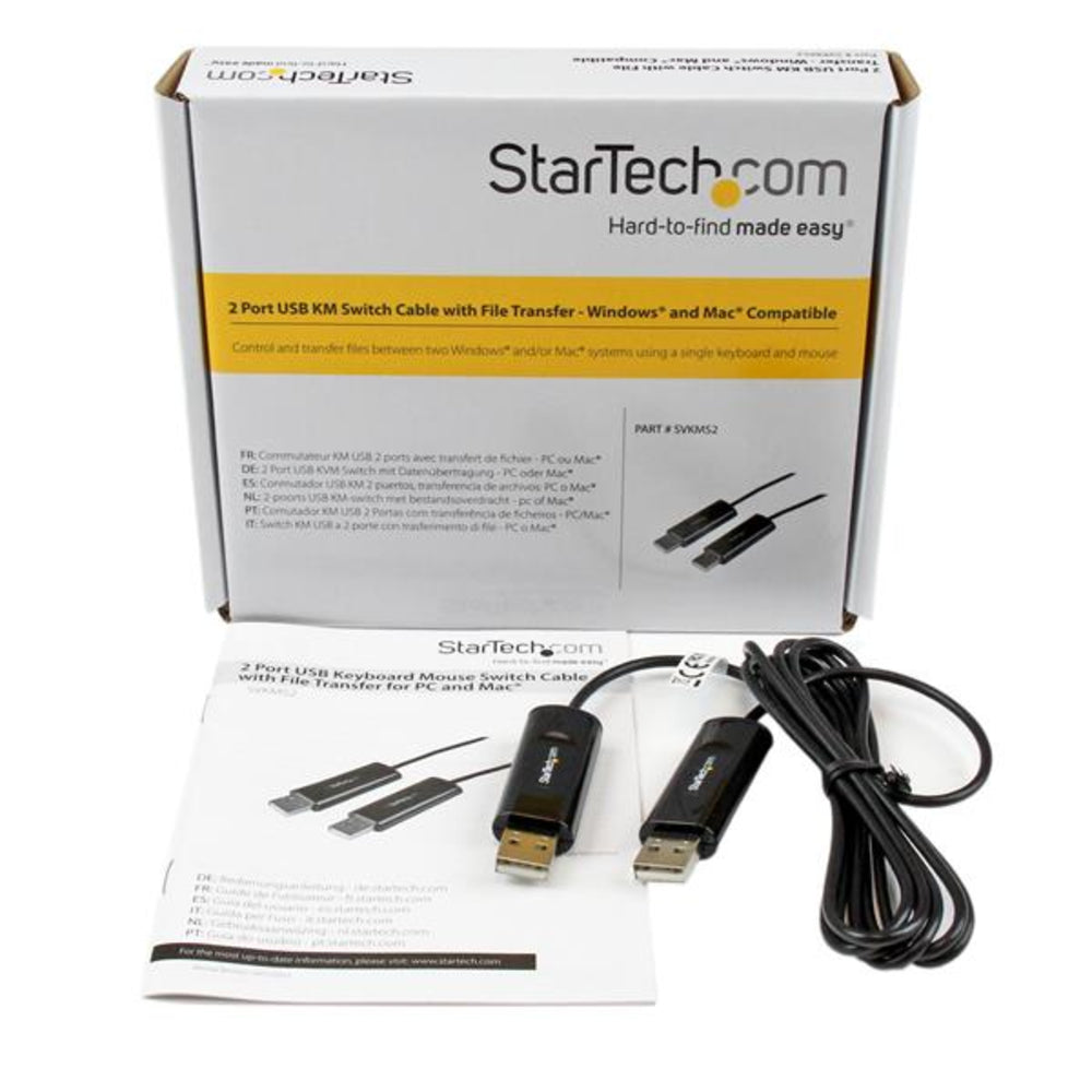 Startech.com SVKMS2 USB Control and File Transfer for Windows and Mac