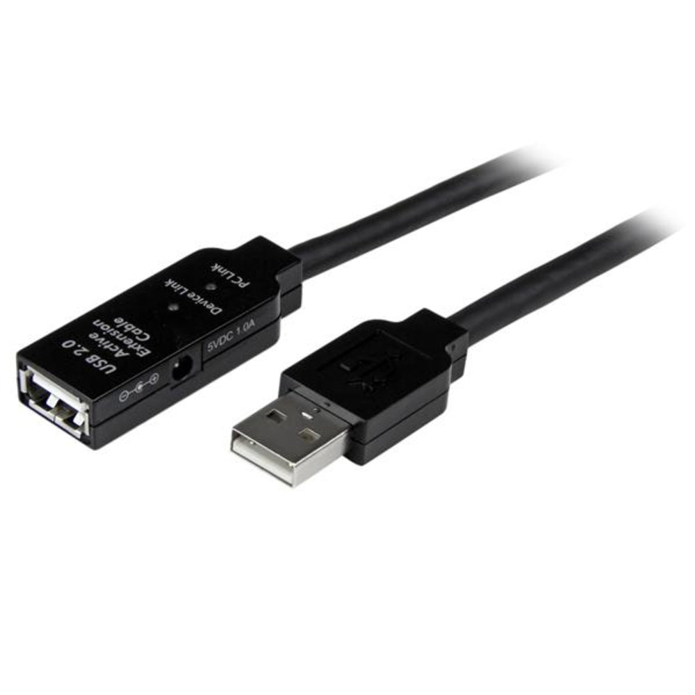 Startech.Com Usb2Aaext25M 80Ft Usb 2.0 Active Repeater/ Extender Male To Female Image 1