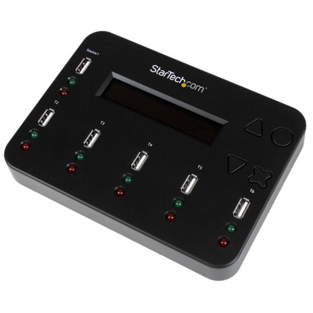 Startech.com USBDUP15 USB Flash Drive Duplicator 1:5 Standalone Multi-Pass Image 1
